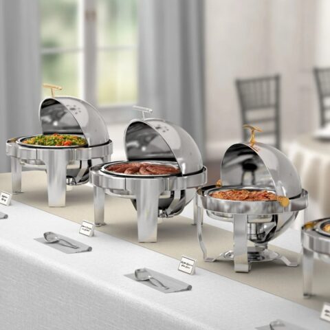 Roll-Top 7qt. Chafing Dish w/ Food Pan Rental in Rochester, NY