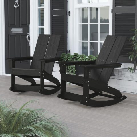 Adirondack Rocking Chair, Black Rental in Rochester, NY
