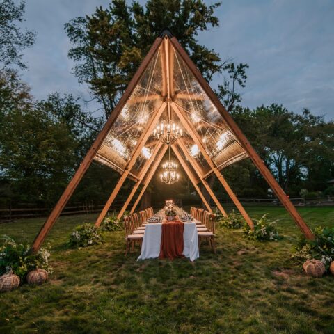 Chalet A-Frame Tent Rental in Rochester, NY