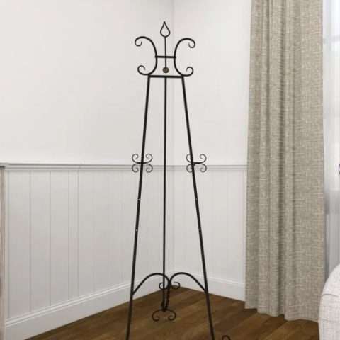 66″H Deco Metal Black Easel Rental in Rochester, NY
