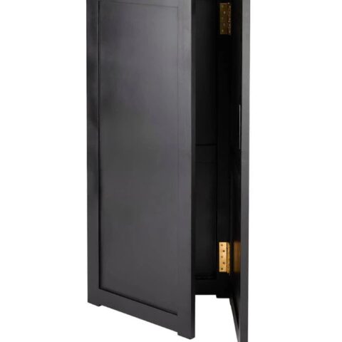 7′ Black Curved Bar Rental in Rochester, NY