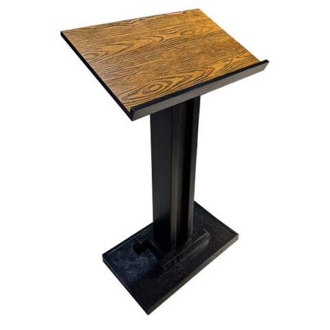 Black Podium/ Lecturn Rental in Rochester, NY