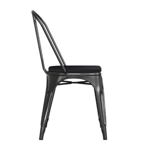 Black Steel Loft Chair Rental in Rochester, NY