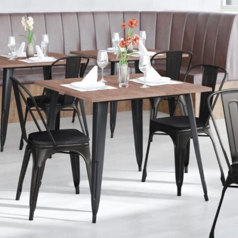 Black Steel Loft Chair Rental in Rochester, NY