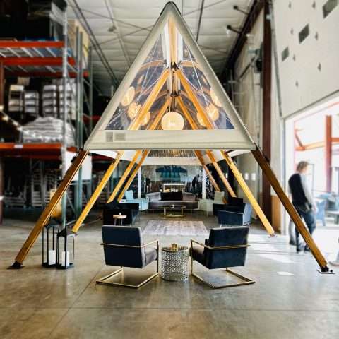 Chalet A-Frame Tent Rental in Rochester, NY