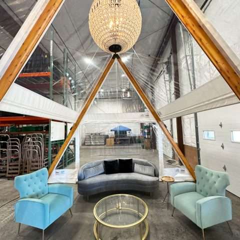 Chalet A-Frame Tent Rental in Rochester, NY