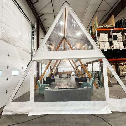 Chalet A-Frame Tent Rental in Rochester, NY
