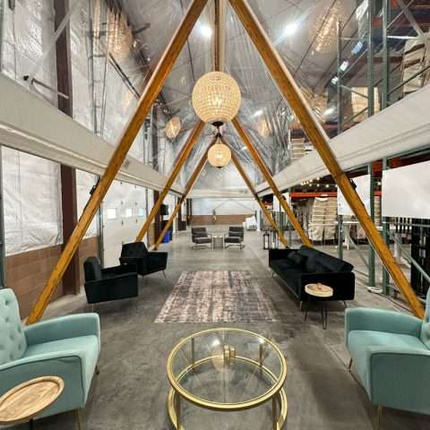 Chalet A-Frame Tent Rental in Rochester, NY