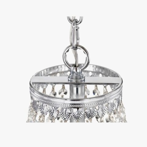 Chrome Empire Chandelier Rental in Rochester, NY