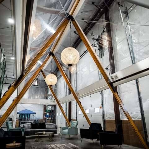 Chalet A-Frame Tent Rental in Rochester, NY