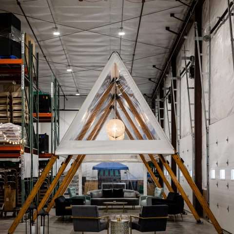 Chalet A-Frame Tent Rental in Rochester, NY
