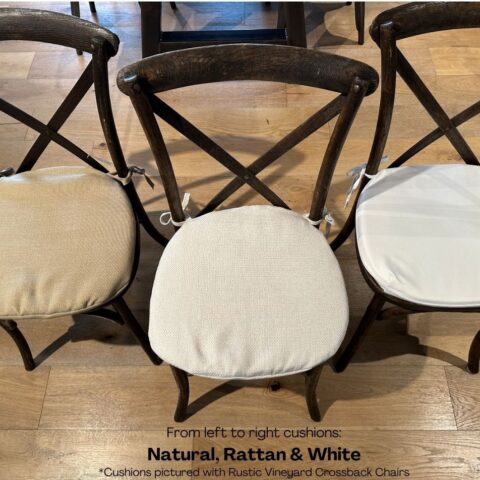Fruitwood Vineyard Crossback Bar Stool Rental in Rochester, NY