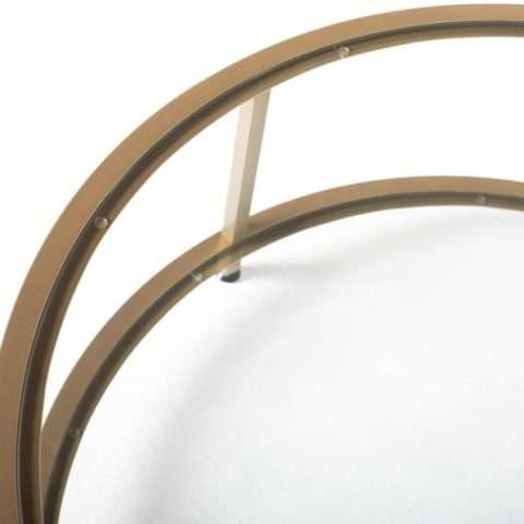 Gold & Glass Coffee Table Rental in Rochester, NY