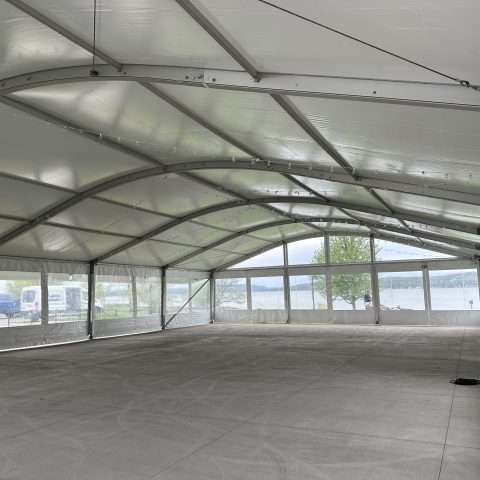 15M (50′ WIDE) Arcum Clear Top Structure Tents Rental in Rochester, NY