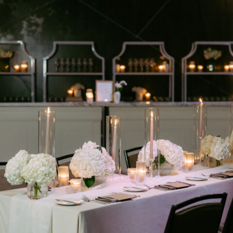 4-Tier White & Oak Shelf Rental in Rochester, NY